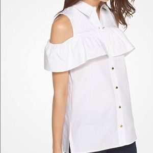 Michael Kors Peekaboo button up shirt New No tags
